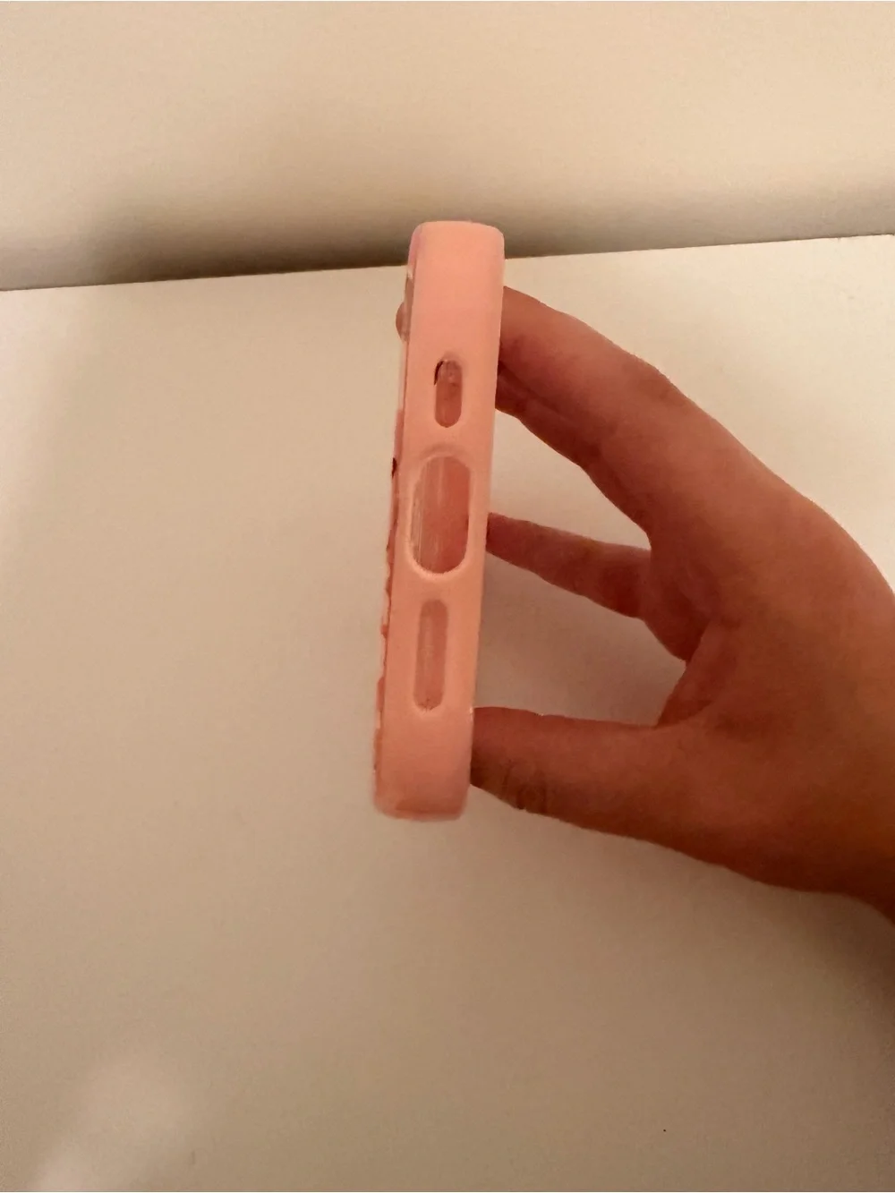 Floral Pink Protective Phone Case with Built-In Grip